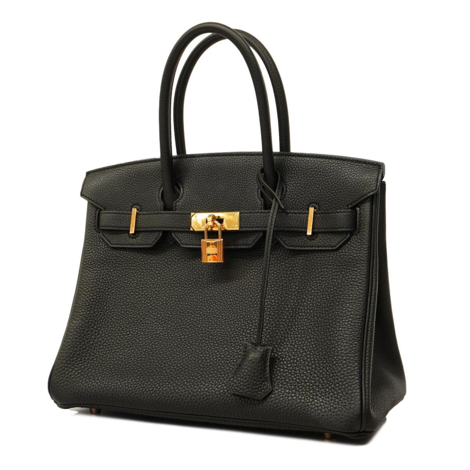 Hermes handbag Birkin 30 U stamp Togo black ladies: Hermes handbag Birkin 30 U stamp Togo black ladies Brand: Hermes Type: Handbag Material: Togo leather Togo leather: Color: Black Gender: Women Size (HxWxD): 22cm x 30cm x 16cm / 8.66 x 11.81 x 6.29 Co
