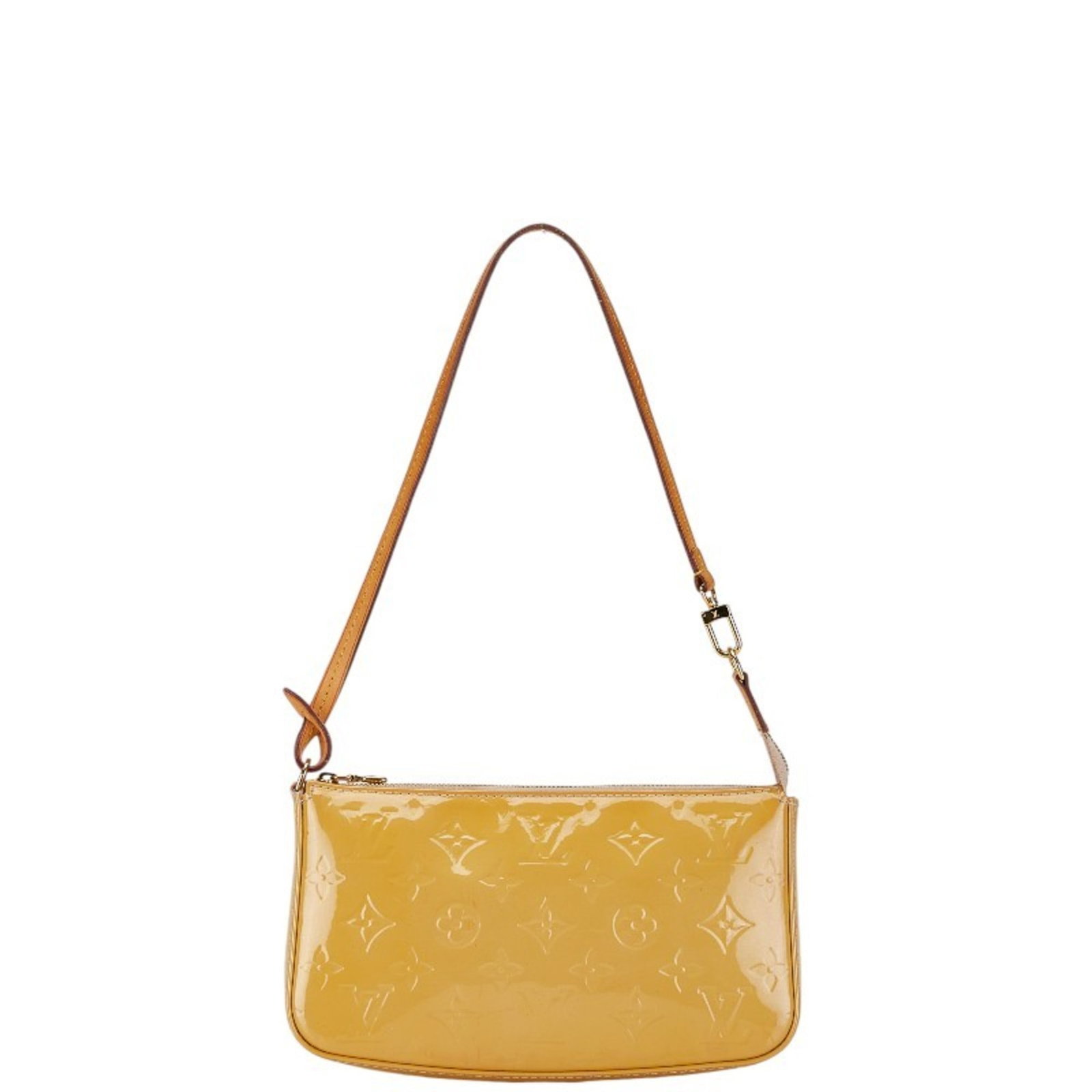 Louis Vuitton Yellow Patent Leather Lexington Pouch Shoulder Bag: Louis Vuitton Yellow Patent Leather Lexington Pouch Shoulder Bag This Louis Vuitton Monogram Vernis Lexington Pouch Shoulder Bag is crafted from vibrant yellow patent leather, making it a stylish acce