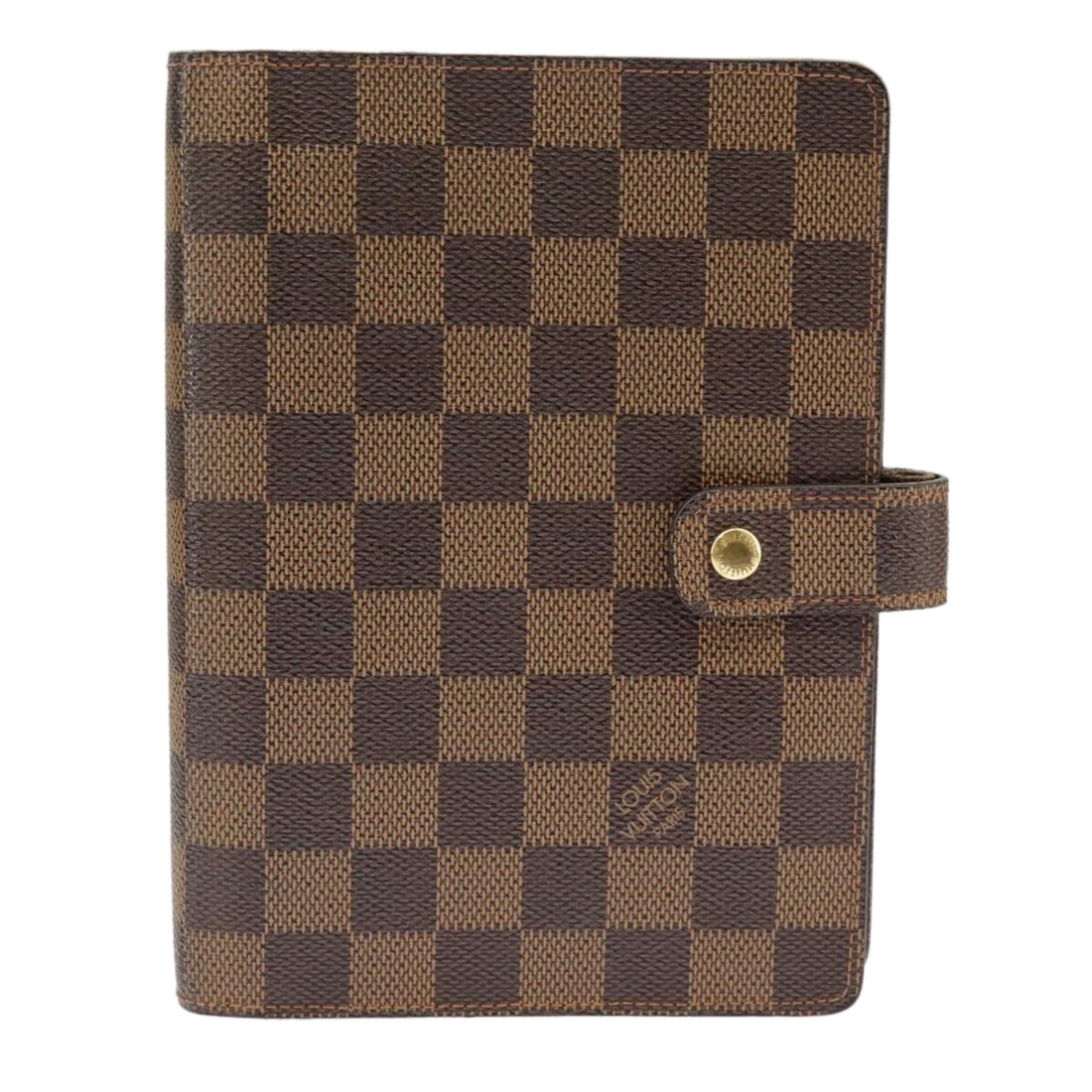 Louis Vuitton Brown Canvas Agenda Cover 14cm x 18.5cm x 3.5cm: Louis Vuitton Brown Canvas Agenda Cover 14cm x 18.5cm x 3.5cm This Louis Vuitton Agenda cover is a stylish accessory crafted from high-quality canvas in a classic brown color. It features dimensions o