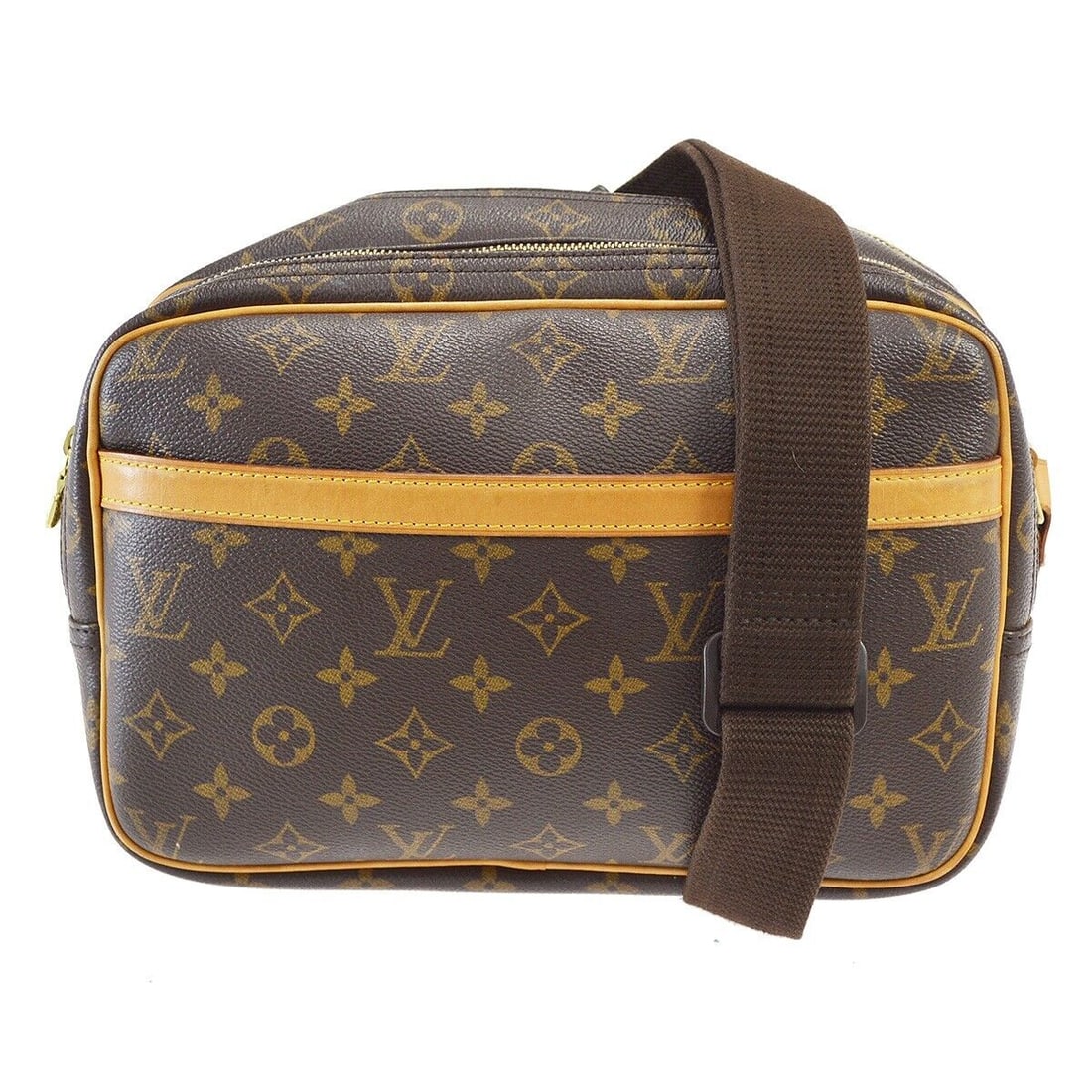 Louis Vuitton Vintage Reporter PM Monogram Messenger Bag 11.4 x 7.9 x 4.7: Louis Vuitton Vintage Reporter PM Monogram Messenger Bag 11.4 x 7.9 x 4.7 This vintage Louis Vuitton Reporter PM Messenger Shoulder Bag is a stylish and functional accessory for casual occasions. Feat