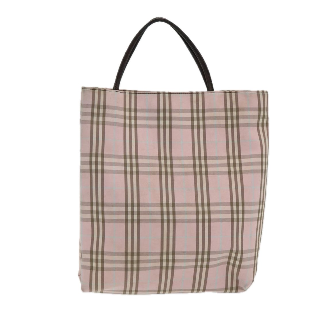 Burberry Nova Check Pink Cotton Tote Bag 27x33x9.5cm: Burberry Nova Check Pink Cotton Tote Bag 27x33x9.5cm This stylish Burberry Nova Check tote bag features a chic plaid design in shades of pink and brown. Crafted from durable cotton, it is perfect for