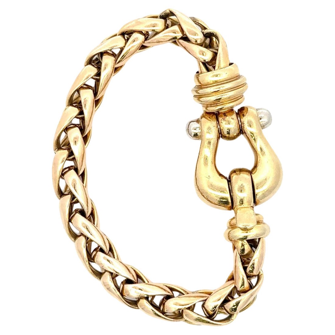 14K Yellow Gold Contemporary Anchor Link Bracelet 7.63 in 44.2g: 14K Yellow Gold Contemporary Anchor Link Bracelet 7.63 in 44.2g This stunning 14 Karat Yellow Gold Anchor Link Bracelet features a contemporary design, perfect for adding a touch of elegance to any ou