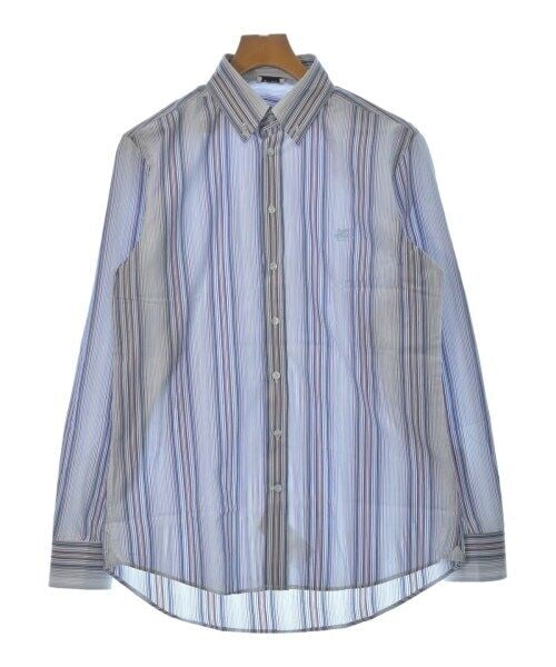 ETRO Casual Shirt BluexWhitexNavy Stripe Pattern: ETRO Casual Shirt BluexWhitexNavy Stripe Pattern This stylish ETRO casual shirt features a striking blue, white, and navy striped pattern, perfect for adding a touch of sophistication to your wardrobe