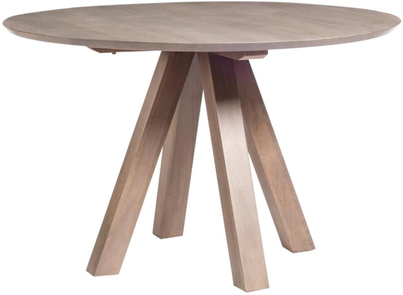 Trenton 48" Round Dining Table: Trenton 48" Round Dining Table Introducing the Trenton 48" Round Dining Table, a distinguished centerpiece that combines traditional design with contemporary elegance. Crafted from finely sourced mang