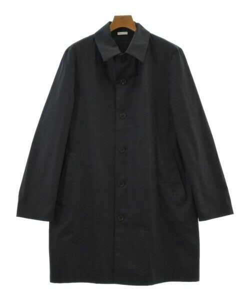 Navy Coat 48(Approx. L): Navy Coat 48(Approx. L) Elevate your wardrobe with this sophisticated navy coat from JIL SANDER, ideal for the spring and summer seasons. This men's coat features a classic button front design and lon