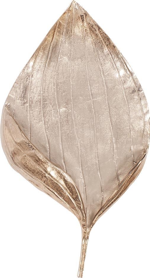 Champagne Pink Textured Aluminum Aspen Leaf Wall Decor: Champagne Pink Textured Aluminum Aspen Leaf Wall Decor Enhance your living space with this stunning Aluminum Aspen Leaf Wall Art, a unique piece from the Champagne Leaf Collection. Crafted from alumin