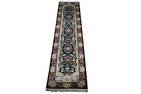 Luxurious 2.7 x 12.1 Multi-Color Bamboo Silk Aubusson Runner