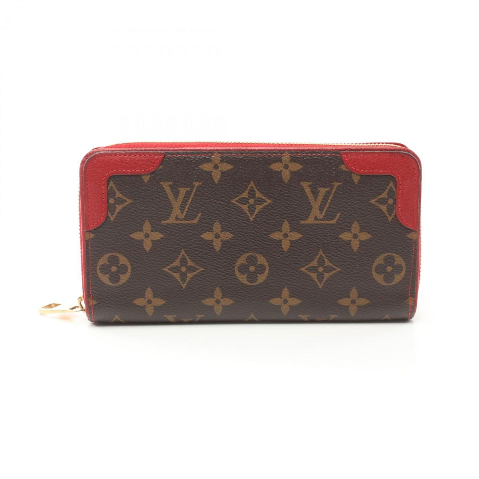 Louis Vuitton Zippy Wallet Monogram Brown Red Coated Canvas 3.93 x 7.67 x 0.98: Louis Vuitton Zippy Wallet Monogram Brown Red Coated Canvas 3.93 x 7.67 x 0.98 This Louis Vuitton Zippy Wallet is a stylish and functional accessory designed for women. Crafted from high-quality coate
