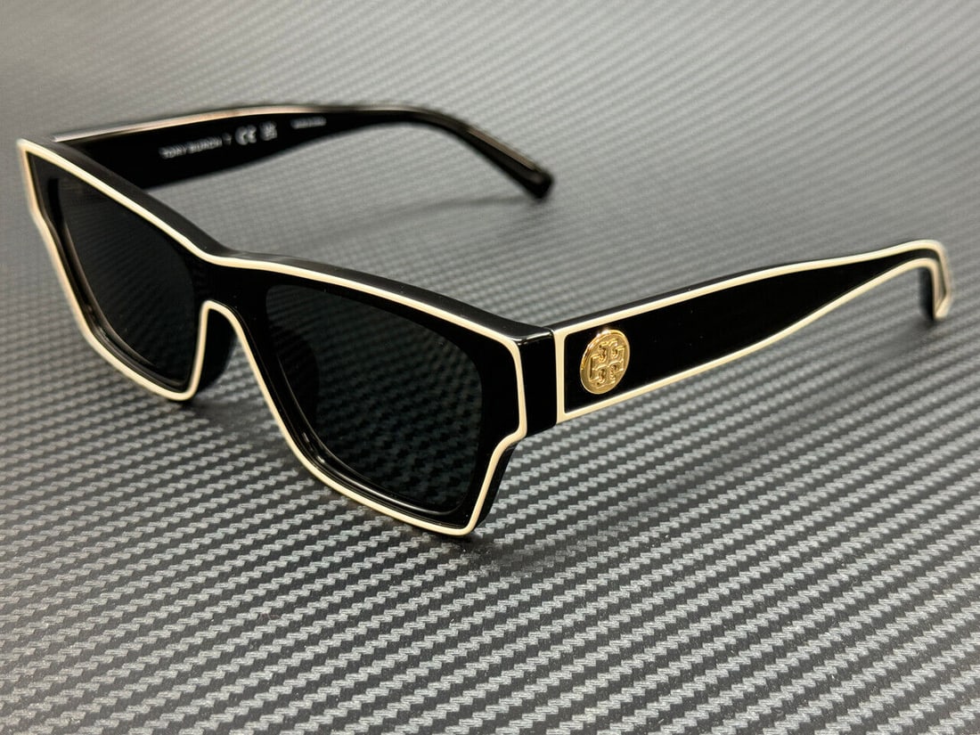 Tory Burch 53mm Black Women's Sunglasses TY7207U: Tory Burch 53mm Black Women's Sunglasses TY7207U Elevate your style with these chic Tory Burch sunglasses, featuring a sophisticated frame in a classic black color. Designed for women, these sunglasse