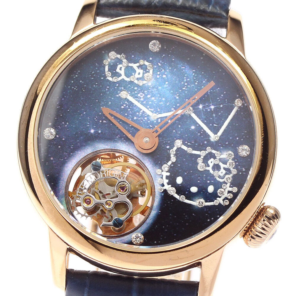 MEMORIGIN Hello Kitty Cosmo Tourbillon Men's Watch 36mm Blue Dial Leather Strap: MEMORIGIN Hello Kitty Cosmo Tourbillon Men's Watch 36mm Blue Dial Leather Strap Discover the elegance of the MEMORIGIN Hello Kitty Cosmo Tourbillon Men's Watch, a unique timepiece that combines playfu