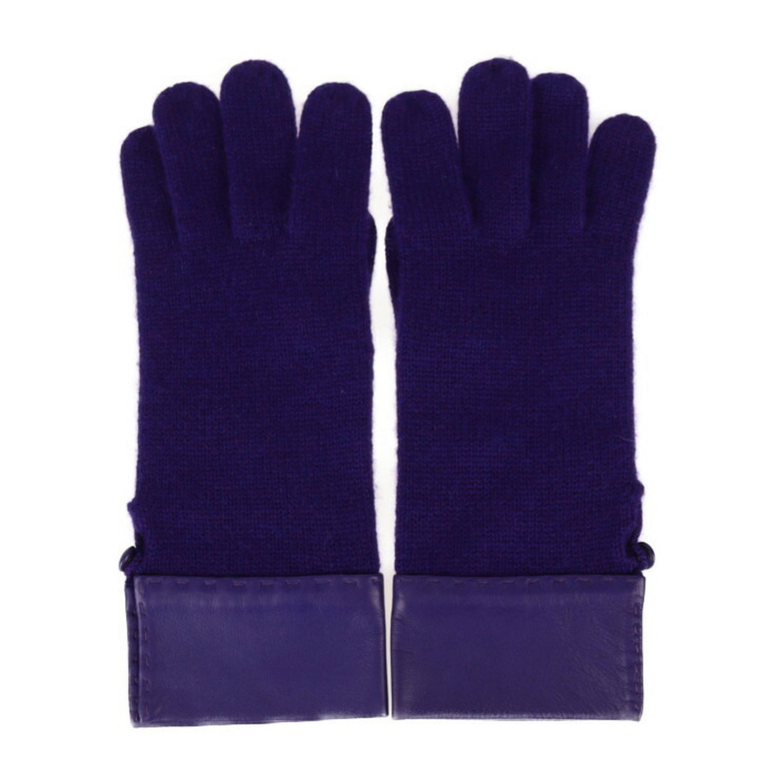 Hermes Cashmere Lambskin Gloves 24.5cm Violet Unisex: Hermes Cashmere Lambskin Gloves 24.5cm Violet Unisex Stay warm and stylish with these Hermes gloves, crafted from luxurious cashmere leather with a soft lambskin finish. Designed for both men and wome