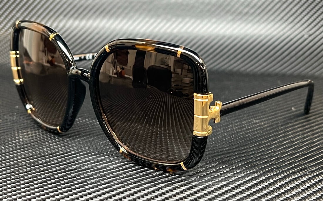 Tory Burch TY9071U 57mm Havana Brown Gradient Women's Sunglasses: Tory Burch TY9071U 57mm Havana Brown Gradient Women's Sunglasses Elevate your style with these Tory Burch TY9071U sunglasses, featuring a chic Havana brown gradient frame. Designed for women, these su