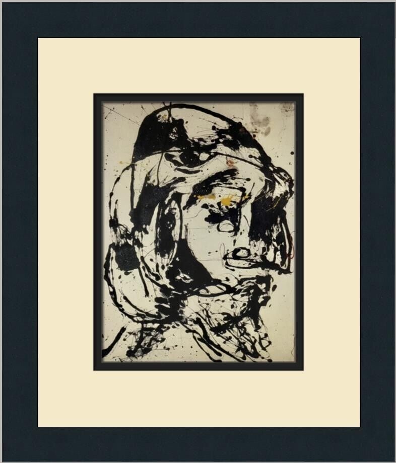 Jackson Pollock Number Seven Custom Framed Print 14 x 12 in Expressionism Art: Jackson Pollock Number Seven Custom Framed Print 14 x 12 in Expressionism Art This stunning custom framed print titled 'Number Seven' by renowned artist Jackson Pollock showcases the dynamic expressio