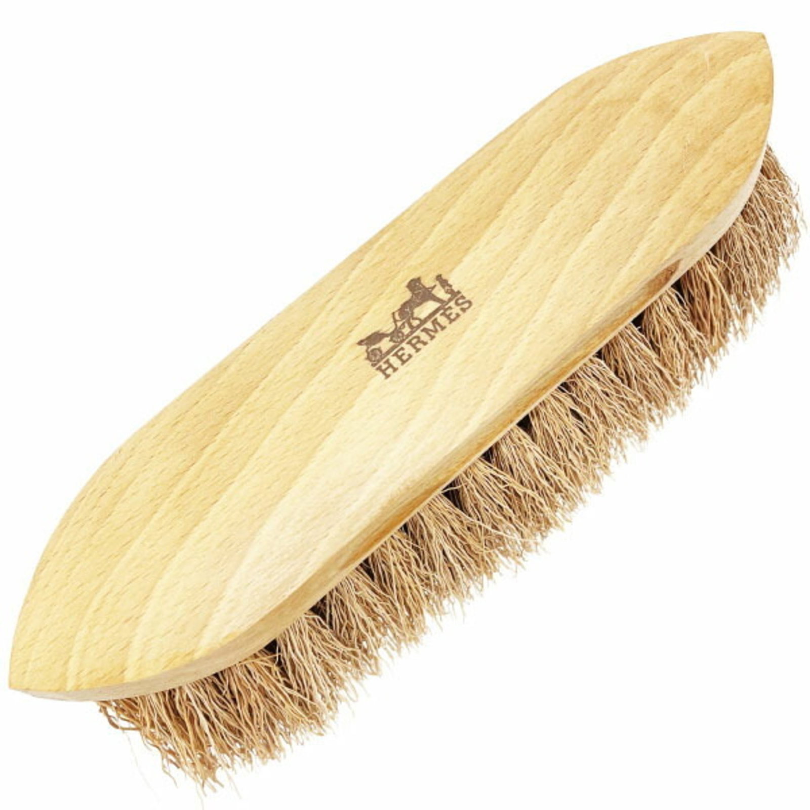 Hermes Natural Beige Horse Grooming Brush 2.95 x 9.65 x 2.36: Hermes Natural Beige Horse Grooming Brush 2.95 x 9.65 x 2.36 This exquisite Hermes brush for horses is crafted from natural materials, featuring a stylish beige finish. Designed for optimal grooming, 