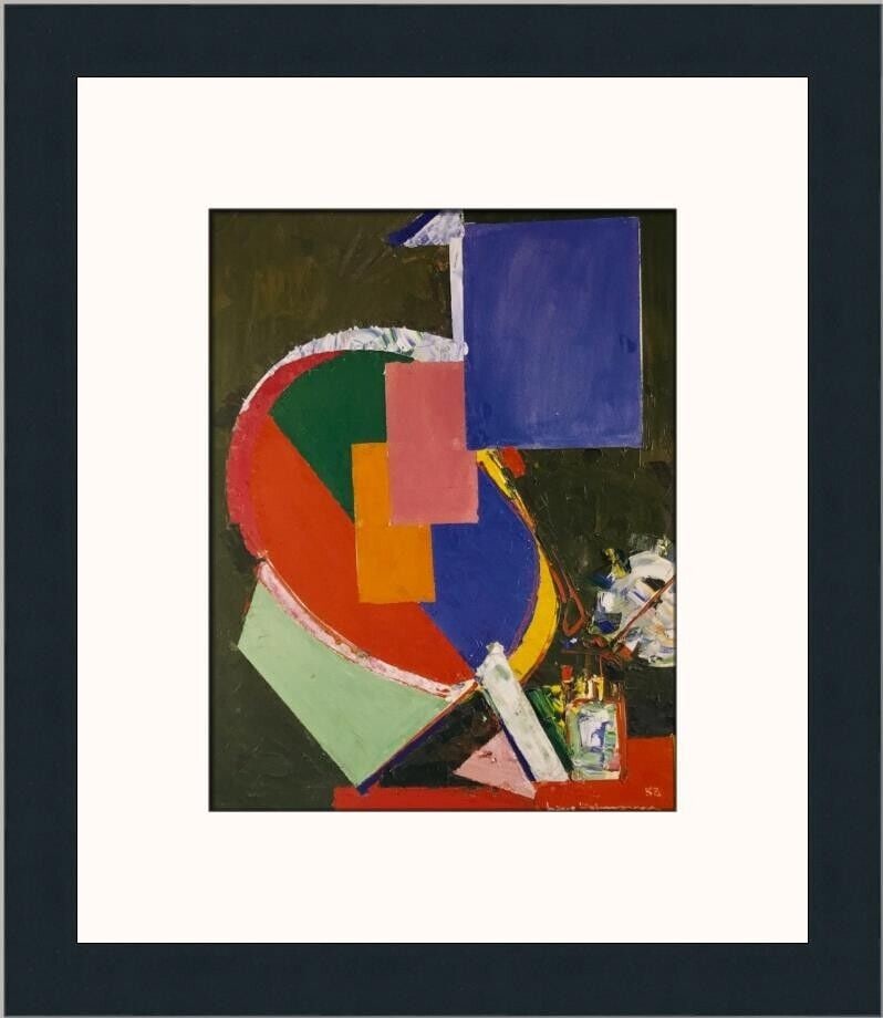 Hans Hofmann Composition No.9 Custom Framed Art Print 15x13: Hans Hofmann Composition No.9 Custom Framed Art Print 15x13 Explore the vibrant world of abstract expressionism with this stunning custom framed print of Hans Hofmann's "Composition No.9." Measuring 1
