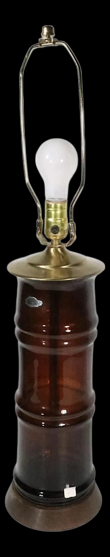Vintage Blenko Bamboo Series Lamp by Don Shepard 29.5" Tall: Vintage Blenko Bamboo Series Lamp by Don Shepard 29.5" Tall This vintage Blenko table lamp from the iconic Bamboo series, designed by Don Shepard in the 1970s, is a rare find for collectors and enthus
