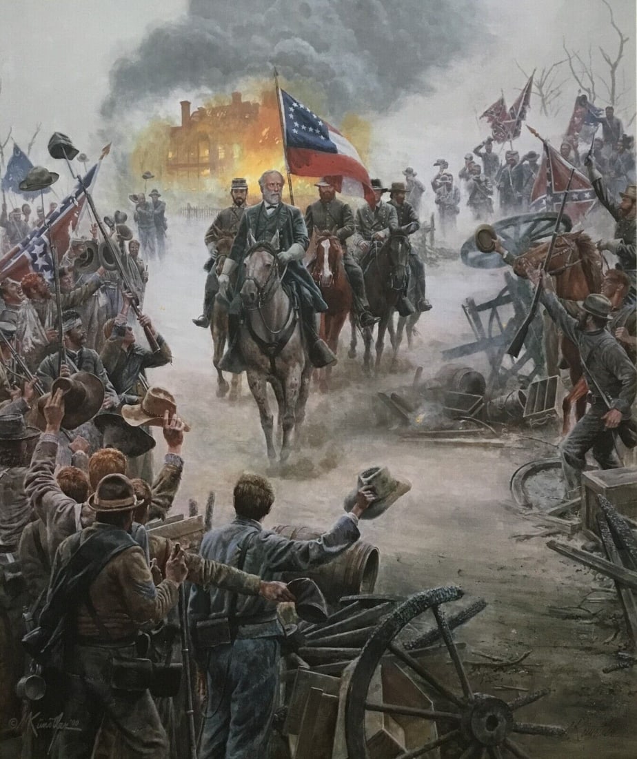 Mort Kunstler His Supreme Moment Signed Limited Edition Print 33 x 27: Mort Kunstler His Supreme Moment Signed Limited Edition Print 33 x 27 This limited edition print titled "His Supreme Moment" by renowned artist Mort Kunstler captures a significant moment in Civil War
