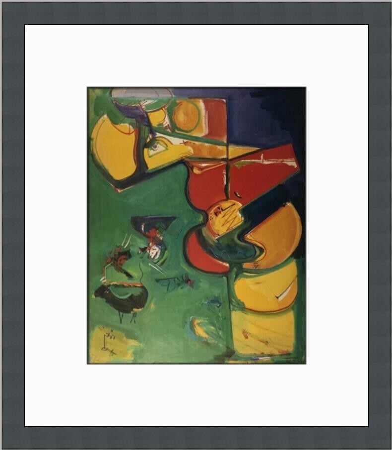 Hans Hoffman Transfiguration Custom Framed Print 14 x 13 Impressionism: Hans Hoffman Transfiguration Custom Framed Print 14 x 13 Impressionism This exquisite custom framed print titled 'Transfiguration' by artist Hans Hoffman captures the essence of Impressionism and Mode