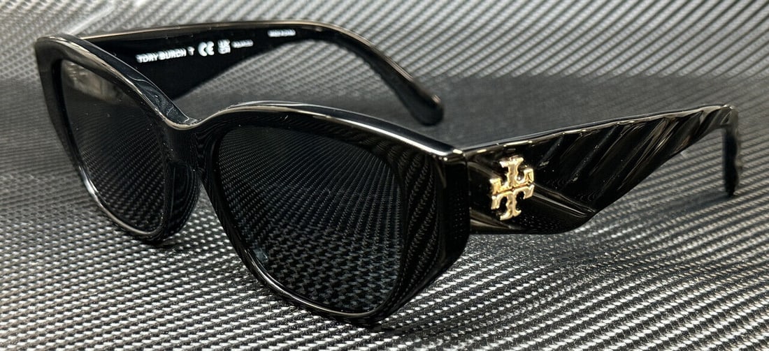 Tory Burch TY7196U Black Grey Polarized Sunglasses 53mm Women's Fashion: Tory Burch TY7196U Black Grey Polarized Sunglasses 53mm Women's Fashion Elevate your accessory game with these stylish Tory Burch TY7196U sunglasses. Featuring a sophisticated black frame and polarize