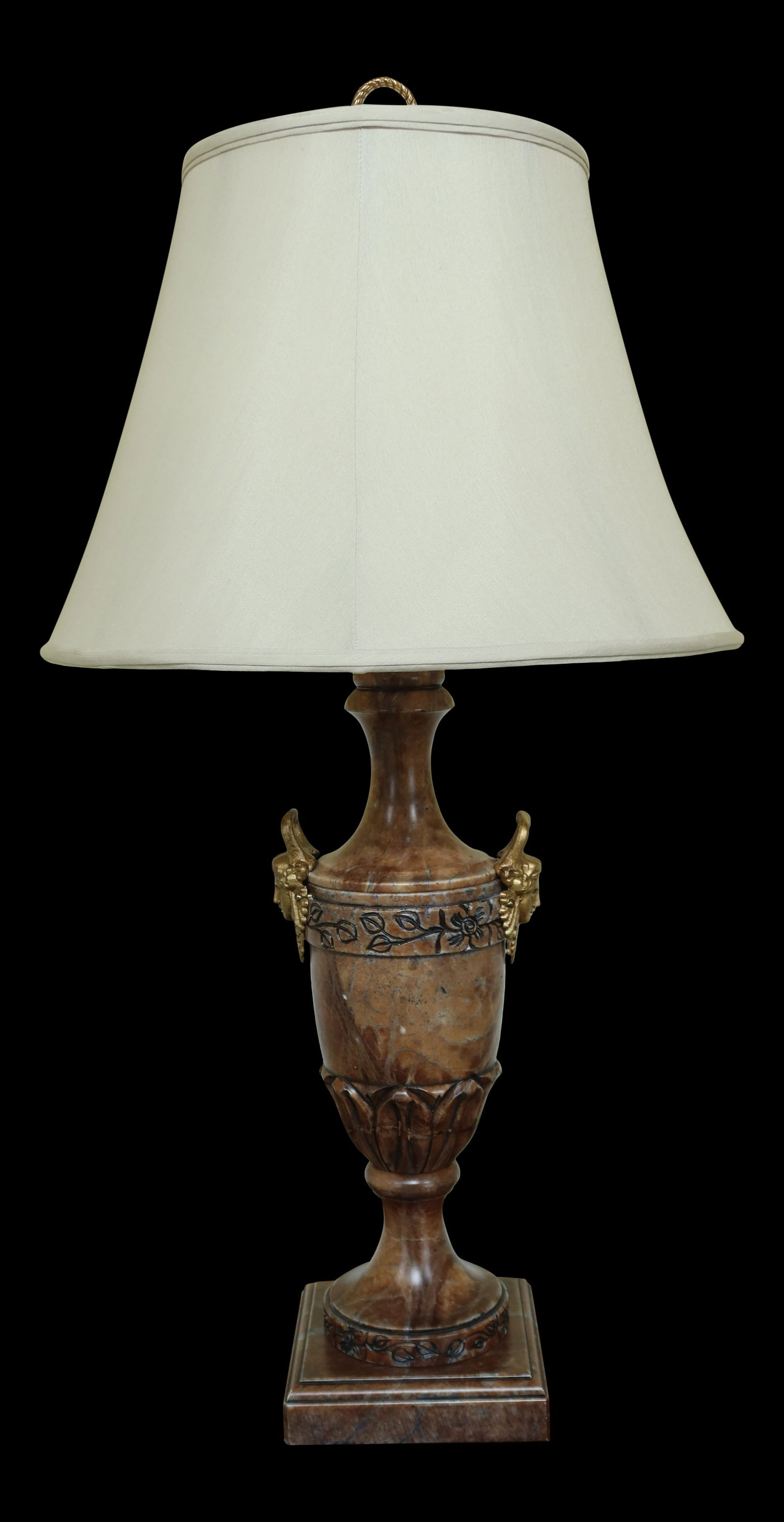 Frederick Cooper Classical Soapstone Table Lamp 38" with 19" Shade: Frederick Cooper Classical Soapstone Table Lamp 38" with 19" Shade This stunning Frederick Cooper table lamp features a large classical style design, expertly crafted from high-quality soapstone with