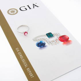 14k White Gold 0.71ct GIA Certified No Heat Oval Pink Sapphire Ring Size 6.5 (1 of 11)