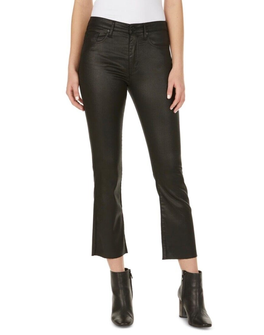 NUMERO Juniors' High Rise Black Ankle Flare Jeans Size 31: NUMERO Juniors' High Rise Black Ankle Flare Jeans Size 31 Step up your style with these NUMERO Juniors' Ankle Flare Jeans in classic black. Designed with a flattering high rise and a versatile ankle l