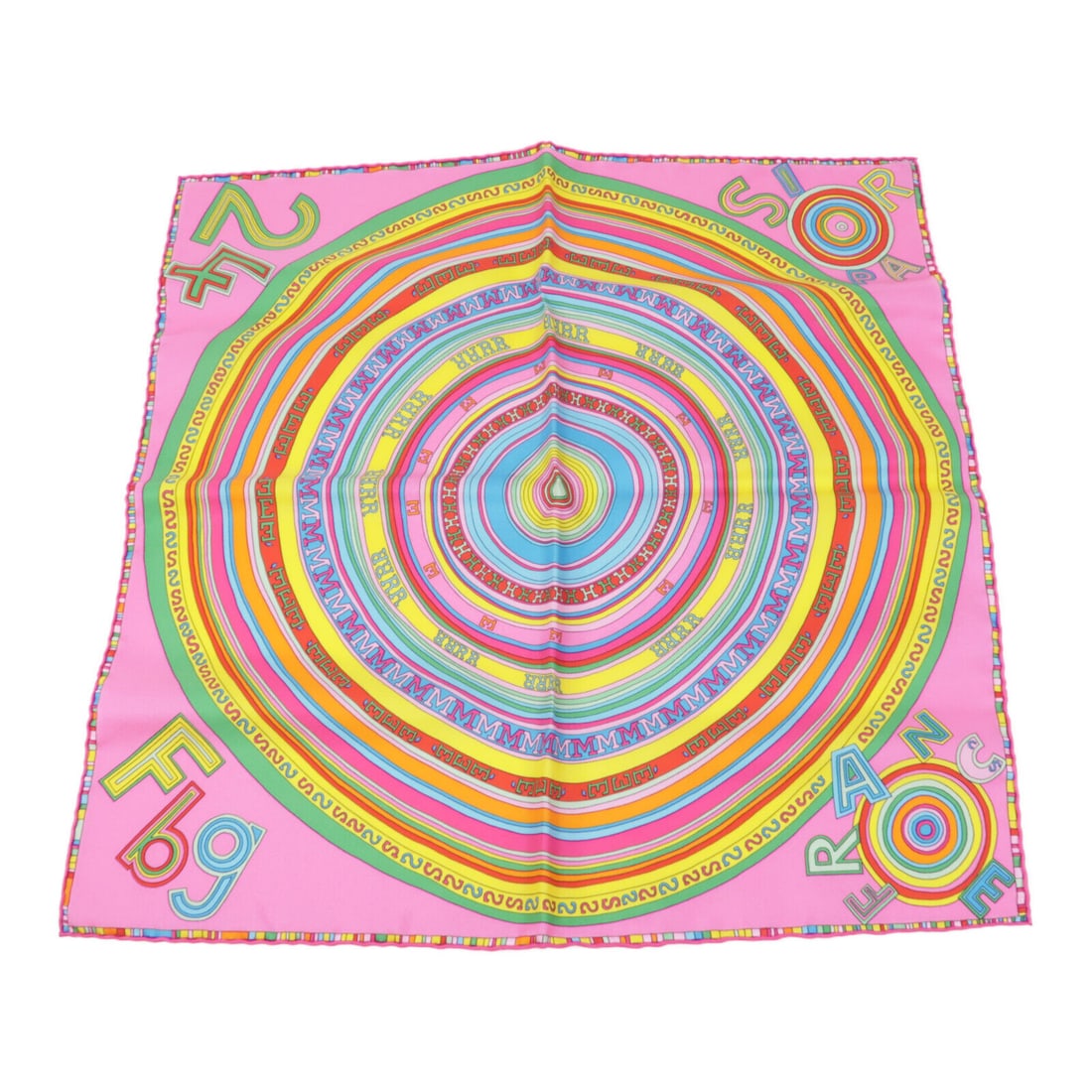 HERMES Multicolor Silk Scarf 40x40 Luxury Accessory: HERMES Multicolor Silk Scarf 40x40 Luxury Accessory This exquisite HERMES scarf features a vibrant multicolor design, crafted from luxurious silk. Its generous dimensions of 40x40 inches make it a ver