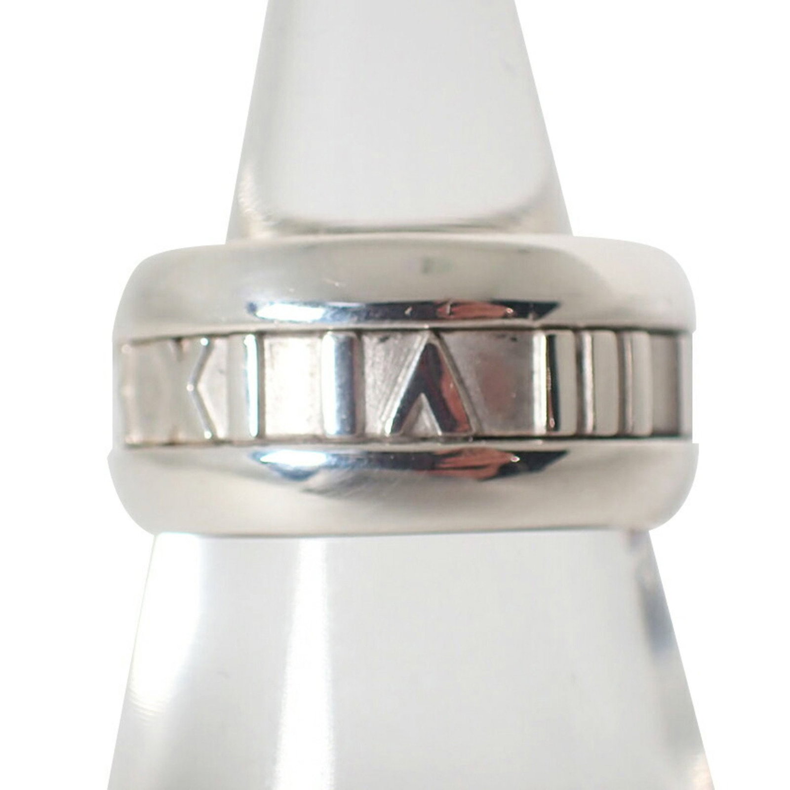 TIFFANY 925 Atlas Wide Ring Size 8: TIFFANY 925 Atlas Wide Ring Size 8 Brand: Tiffany Type: Band ring Gender: Women Material: Sterling silver 925 US Size: 4.5 JP Size: 8 Overall Scratches: Insignificant Overall Dirt: Insignificant Overa