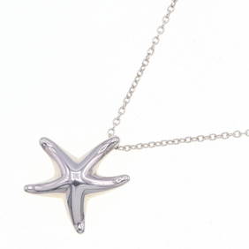 Tiffany Necklace Elsa Peretti Starfish SV Sterling Silver 925 Pendant Choker Women's TIFFANY & CO (1 of 6)