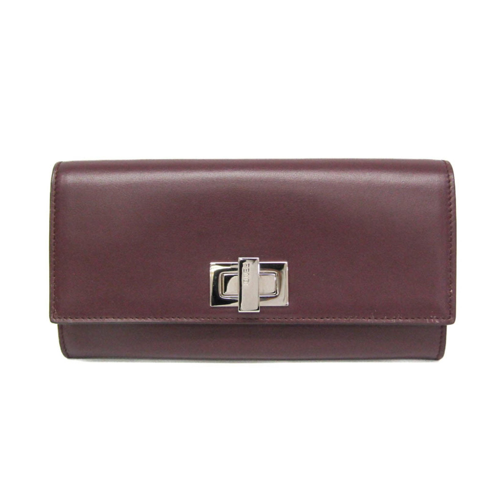 Fendi Peekaboo 8M0377 Women's Leather Long Wallet (bi-fold) Wine: Fendi Peekaboo 8M0377 Women's Leather Long Wallet (bi-fold) Wine Brand: Fendi Model: Peekaboo 8M0377 Country of Origin: Italy Type: Long wallet (bi-fold) Gender: Women Material: Leather Color: Wine In