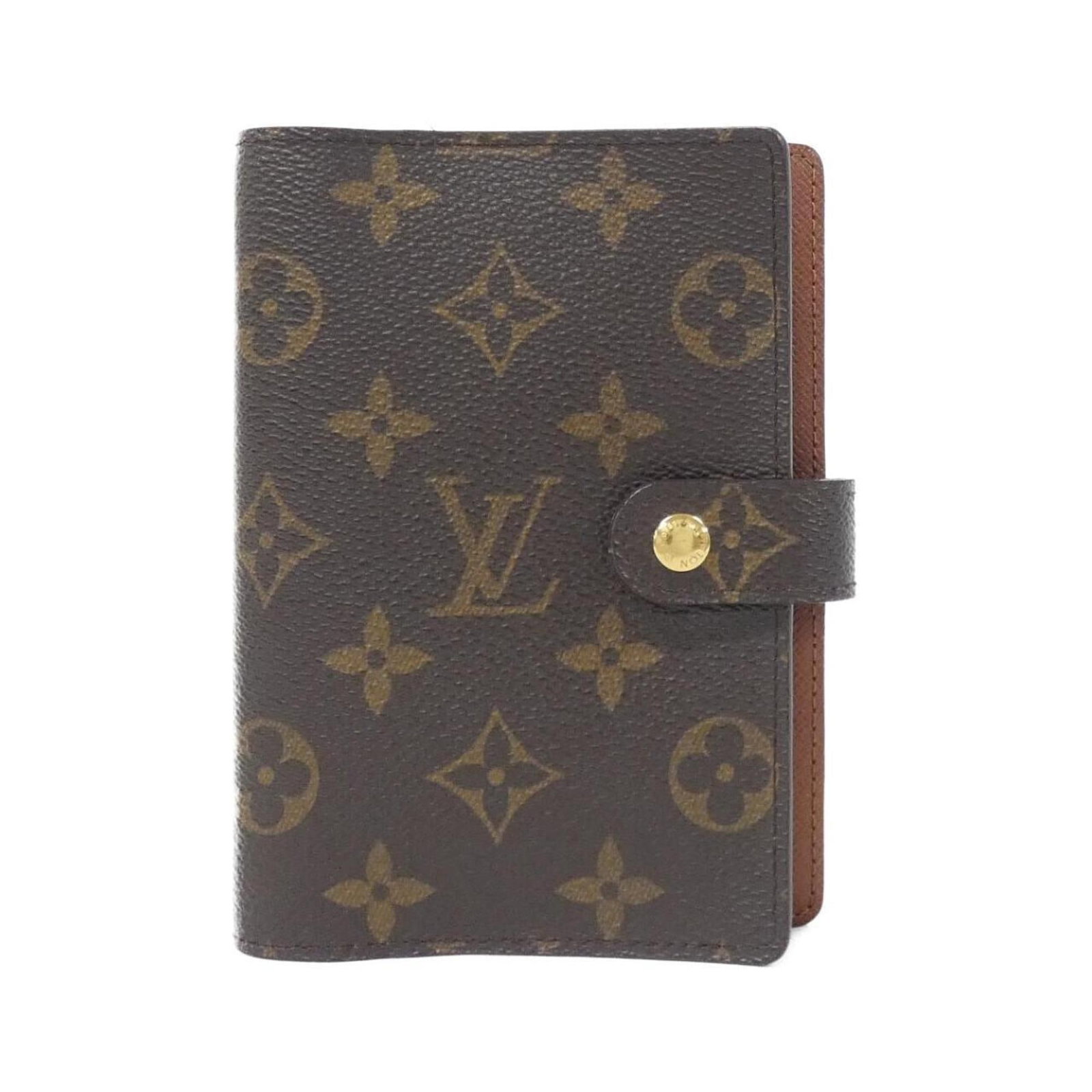Louis Vuitton Monogram Agenda PM R20005 Organizer: Louis Vuitton Monogram Agenda PM R20005 Organizer Brand: Louis Vuitton Line: Monogram Model: R20005 Size: A6 Gender: Women Color: Marron, Monogram Material: Monogram Number of Inner Pockets: 2 Number 