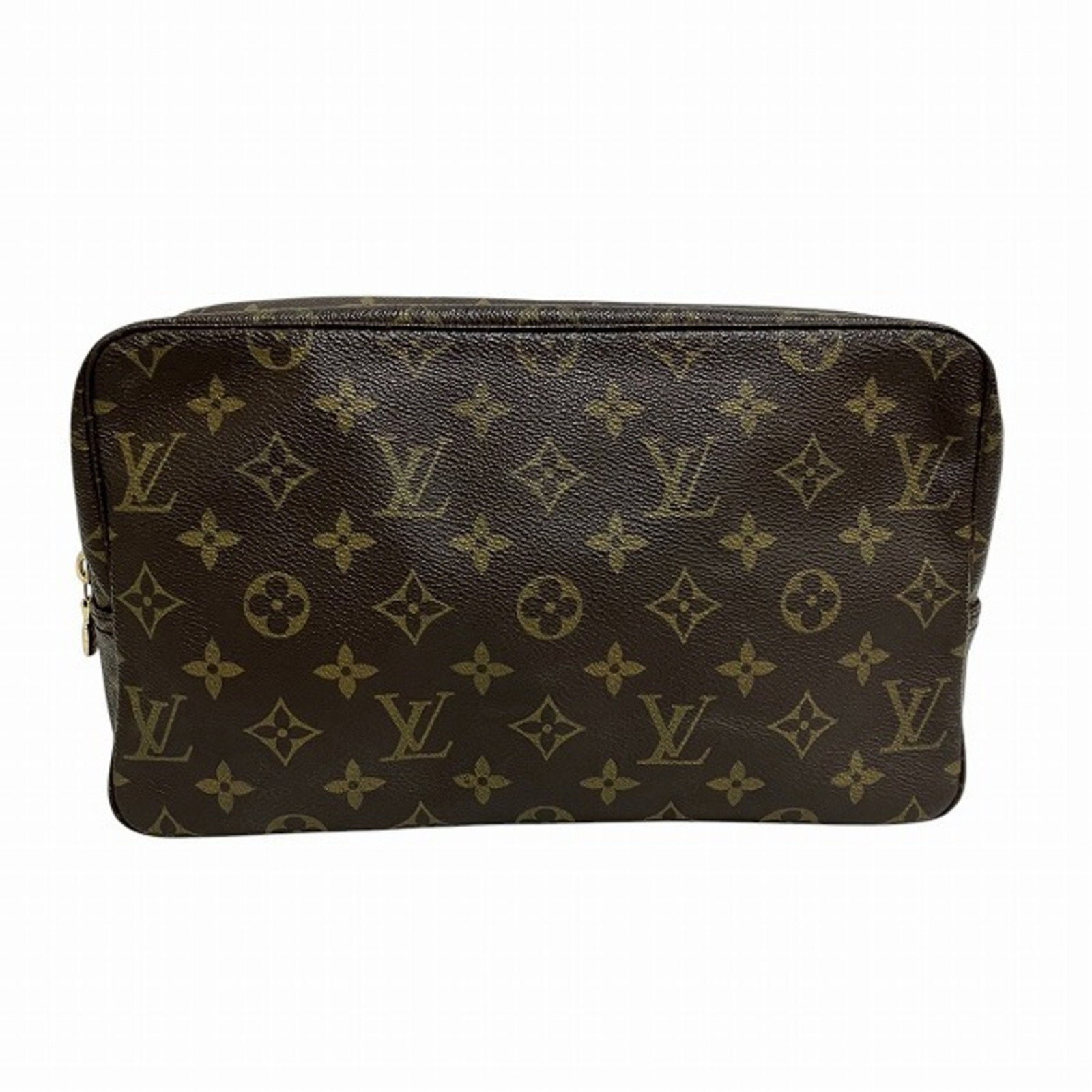 Louis Vuitton Monogram True Toilet 28 M47522 Bag Clutch bag for women: Louis Vuitton Monogram True Toilet 28 M47522 Bag Clutch bag for women Brand: Louis Vuitton Type: Clutch bag, Pouch Material: Monogram Color: Brown, Monogram Gender: Women Size (HxWxD): 17cm x 27cm x 8
