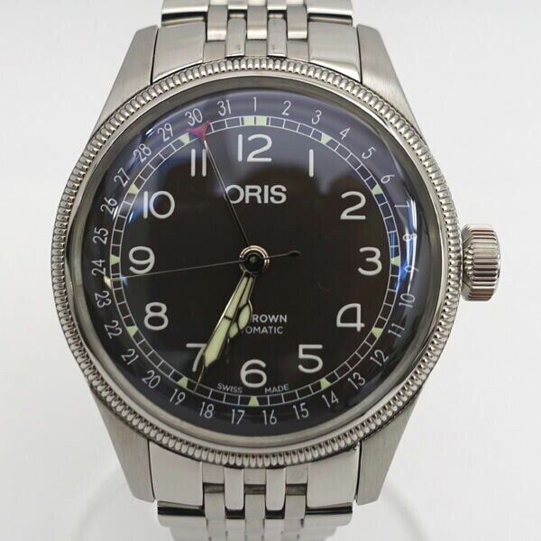 ORIS Big Crown Pointer Date Automatic Men's Watch 01 754 7741 4064 Silver Black: ORIS Big Crown Pointer Date Automatic Men's Watch 01 754 7741 4064 Silver Black Discover the ORIS Big Crown Pointer Date 01 754 7741 4064, a distinguished automatic wristwatch designed for men. This p