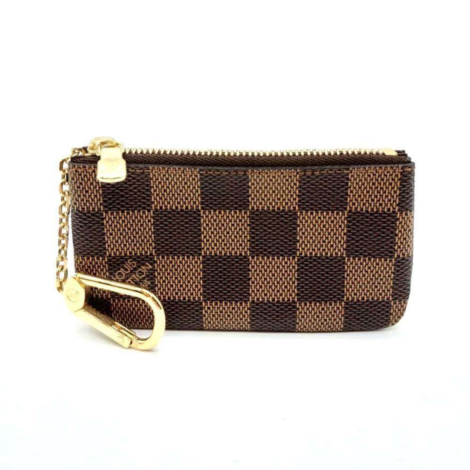 Louis Vuitton Pochette Cle Ebene Brown Wallet/Coin Case Coin Purse Women's Damier: Louis Vuitton Pochette Cle Ebene Brown Wallet/Coin Case Coin Purse Women's Damier Brand: Louis Vuitton Type: Coin purse/coin case Gender: Women Material: Damier Canvas Color: Brown, Damier Canvas Over