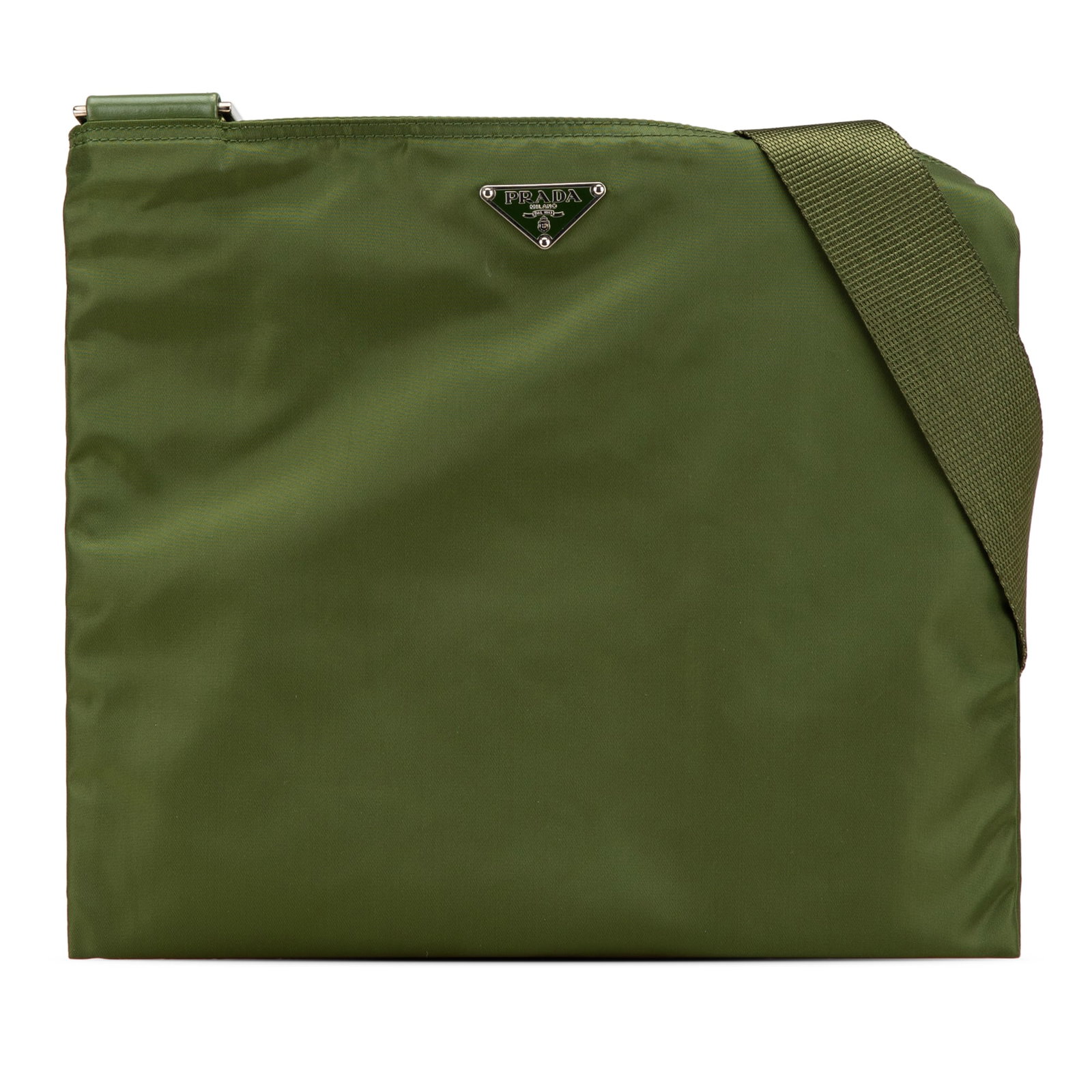 Prada Tessuto Zip Top Crossbody: Prada Tessuto Zip Top Crossbody This crossbody bag features a nylon body, an adjustable flat shoulder strap, and a top zip closure. Brand: Prada Model: Tessuto Zip Top Crossbody Origin: Italy Category