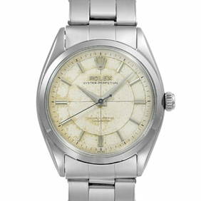 ROLEX Oyster Perpetual 6564 Vintage Sector Dial Men's Watch 34mm Stainless Steel (1 of 7)