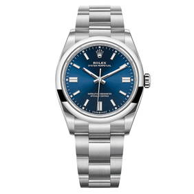 Rolex Oyster Perpetual 36mm Blue Dial Automatic Mens Watch 126000 (1 of 2)