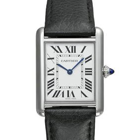 CARTIER Tank Mast LM WSTA0041 Men's Stainless Steel Watch 33.7mm x 25.5mm (1 of 6)