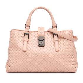 Bottega Veneta Small Nappa Intrecciato Roma Satchel (1 of 12)