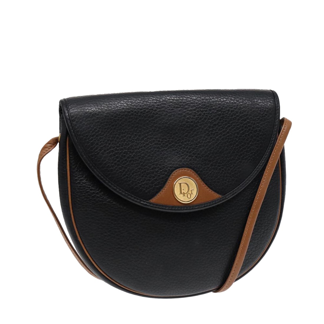 Dior CD Black Leather Handbag Made in France: Dior CD Black Leather Handbag Made in France This stylish Dior CD handbag is crafted from high-quality leather in an elegant black hue. Designed for women, it features dimensions of W20cm x H18.5cm x 