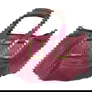 Chloe Ethel Pink Leather Handbag Made in Hungary: Chloe Ethel Pink Leather Handbag Made in Hungary Introducing the Chloe Ethel handbag, a stylish accessory for women. Crafted from high-quality leather, this pink handbag combines elegance with functio