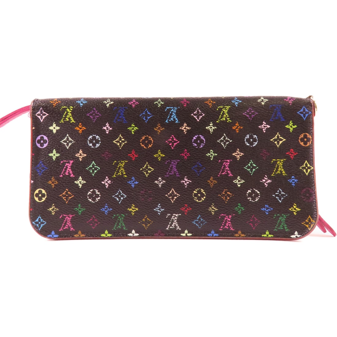 Louis Vuitton Monogram Multicolore Long Bifold Wallet M93754 Black GHW: Louis Vuitton Monogram Multicolore Long Bifold Wallet M93754 Black GHW This Louis Vuitton Long Bifold Wallet features a stylish design in black with a classic Monogram Multicolore pattern. Crafted fro