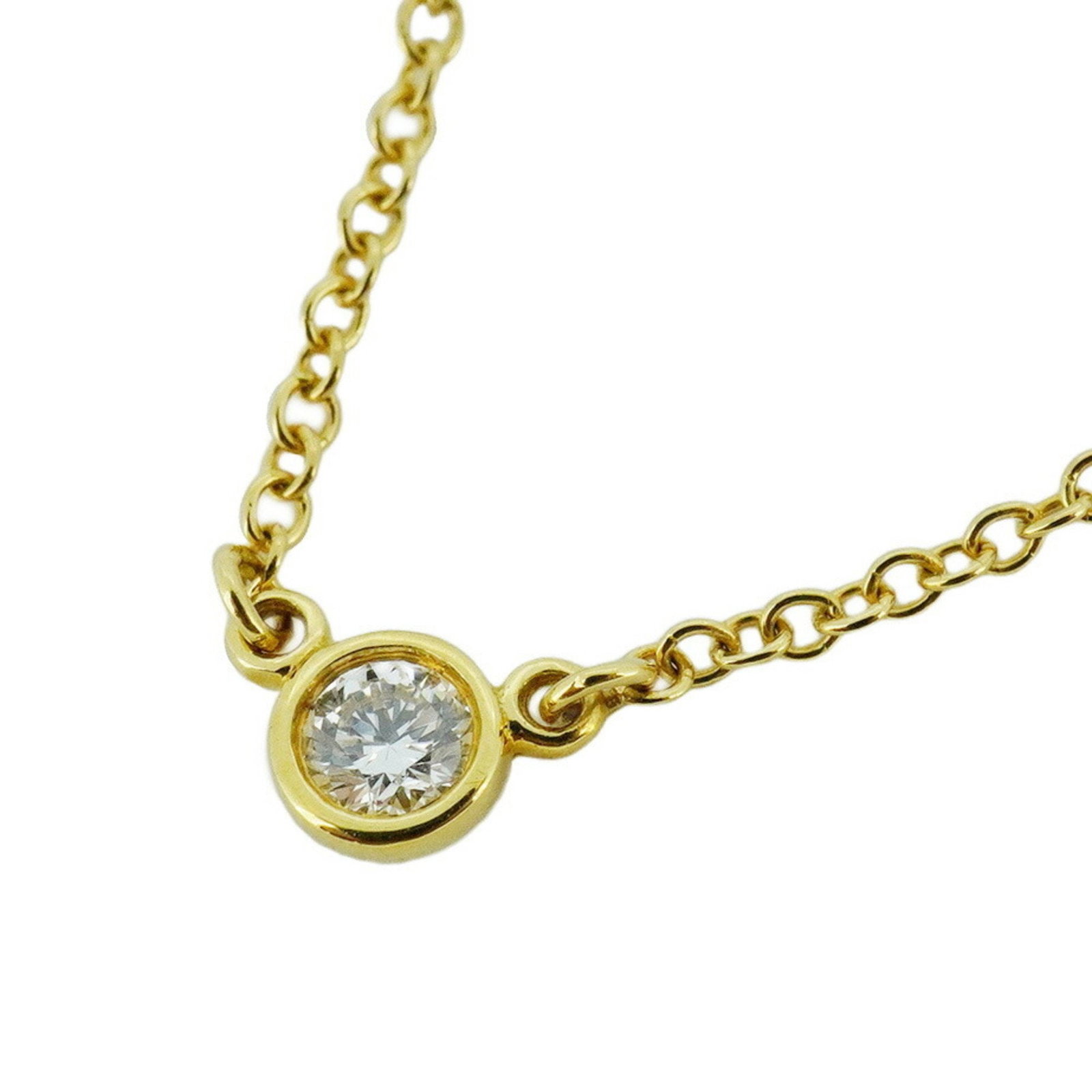 Tiffany Necklace by the Yard 1PD K18YG Yellow Gold Diamond Ladies: Tiffany Necklace by the Yard 1PD K18YG Yellow Gold Diamond Ladies Brand: Tiffany Necklace Type: Necklace Gender: Women Material: Yellow gold (18K) Stone: Diamond Neck Circumference: 41 cm / 16.14'' Pe