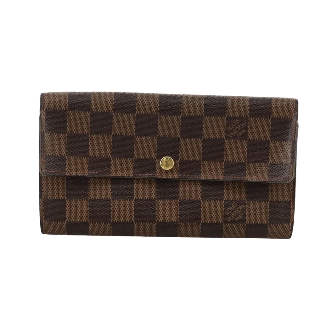 Louis Vuitton Portefeuille Sarah Women's Wallet Brown Canvas 19cm: Louis Vuitton Portefeuille Sarah Women's Wallet Brown Canvas 19cm This Louis Vuitton Portefeuille Sarah is a stylish wallet designed for women, featuring a classic brown canvas exterior. Measuring app