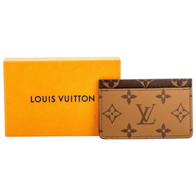 Louis Vuitton 2 Tone Monogram Credit Card Case with Box (1 of 5)