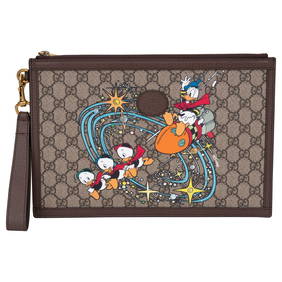 Gucci x Disney Limited Edition Donald Duck Clutch 8.5 x 12 Inches (1 of 8)