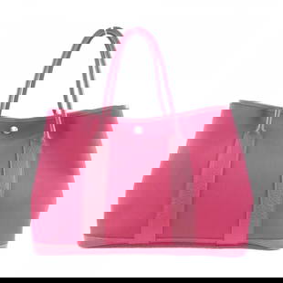 Hermes Garden Party 36cm 046900CK Bag: Hermes Garden Party 36cm 046900CK Bag Brand: Hermes Type: Handbag Material: Toile officier Buffle skipper leather Hardware Color: Silver Gender: Women Size (HxWxD): 26cm x 36cm x 18cm / 10.23'' x 14.1