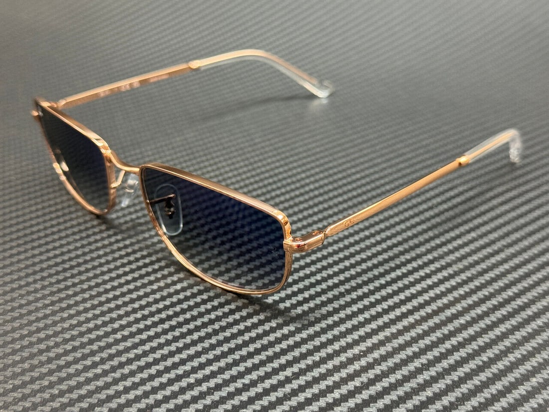 Ray-Ban RB3732 Sunglasses Rose Gold Blue Gradient 56mm Unisex: Ray-Ban RB3732 Sunglasses Rose Gold Blue Gradient 56mm Unisex Elevate your style with these Ray-Ban RB3732 sunglasses, featuring a stunning gold frame and sophisticated blue gradient lenses. Designed