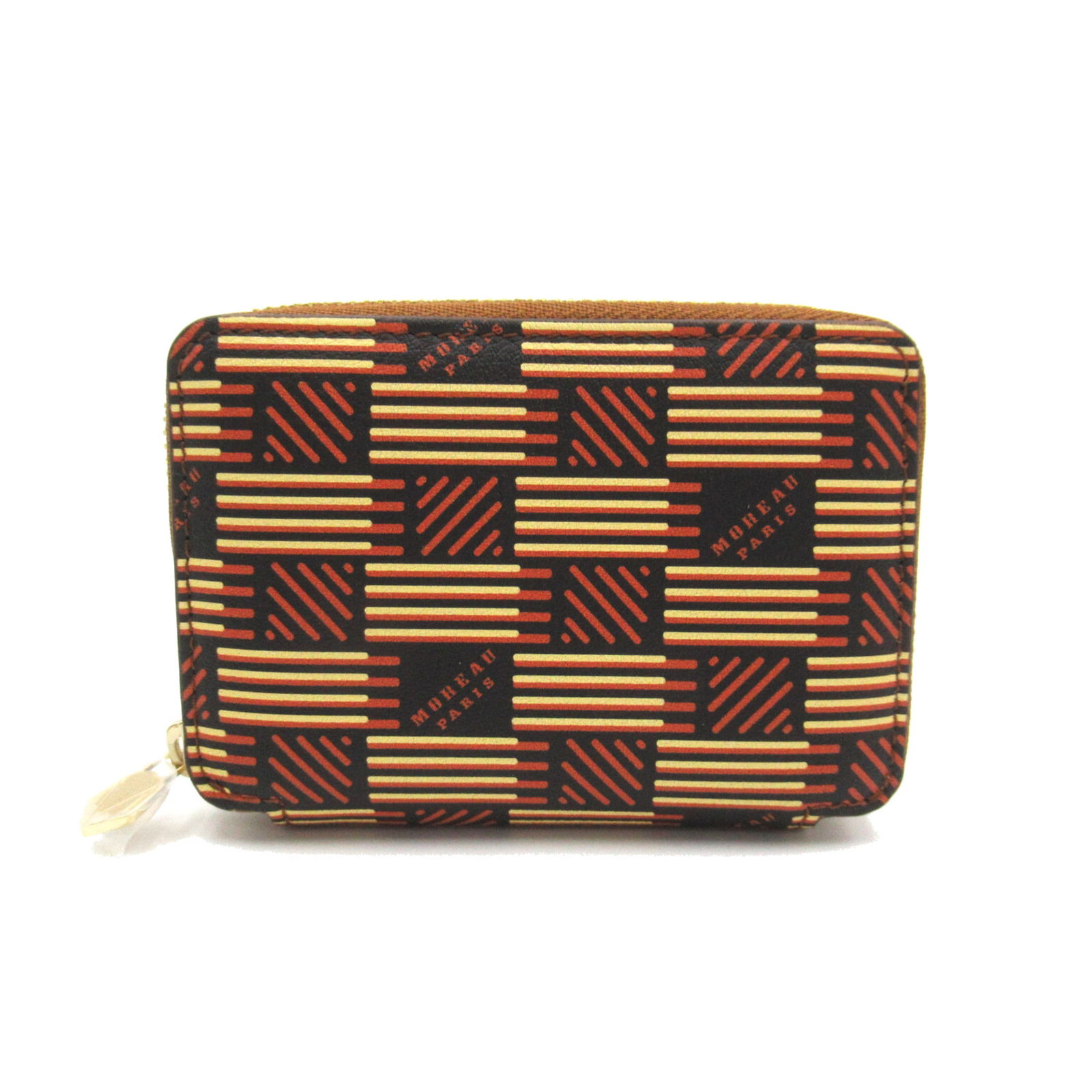 MORABITO coin purse Brown Beige leather 015CLCR: MORABITO coin purse Brown Beige leather 015CLCR Brand: Morabito Type: Coin purse/coin case Material: Leather Color: Brown Gender: Unisex Size: H:8cm x W:10.5cmx D:2cm(H:3.1" x W:4.1"x D:0.8) Condition