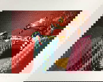 Douglas Hofmann Nightwork 1982 Limited Edition Signed Lithograph 6/300 23x19 (1 of 9)